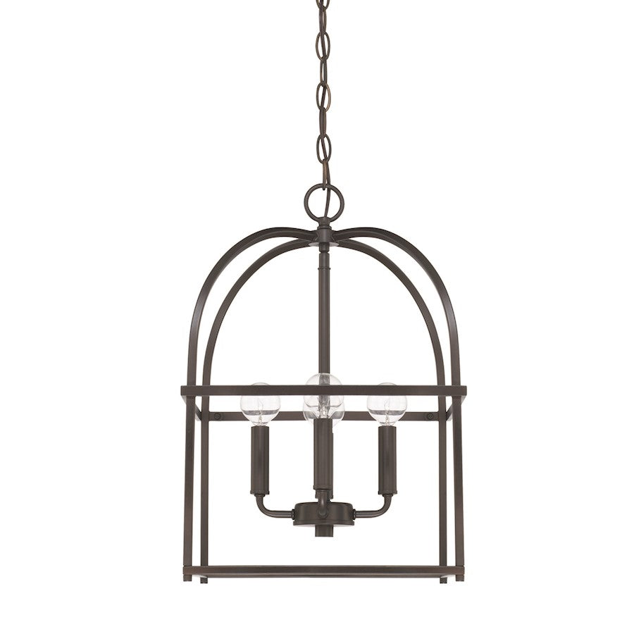 HomePlace by Capital Lighting 4 Light Foyer, Matte Black - 527542MB