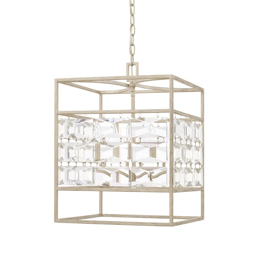 Capital Lighting Serena 4 Light Foyer, Winter White - 527841WW