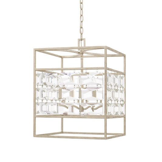 Capital Lighting Serena 4 Light Foyer, Winter White - 527841WW