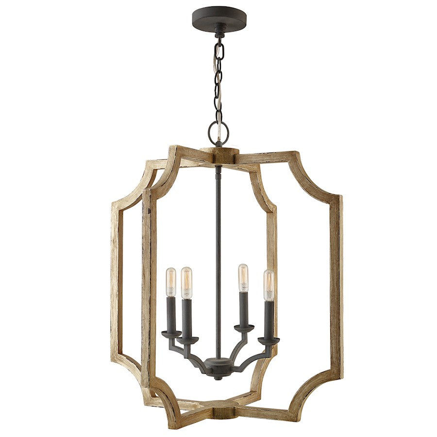 Capital Lighting 4 Light Large Foyer, Sea Salt - 530641SS