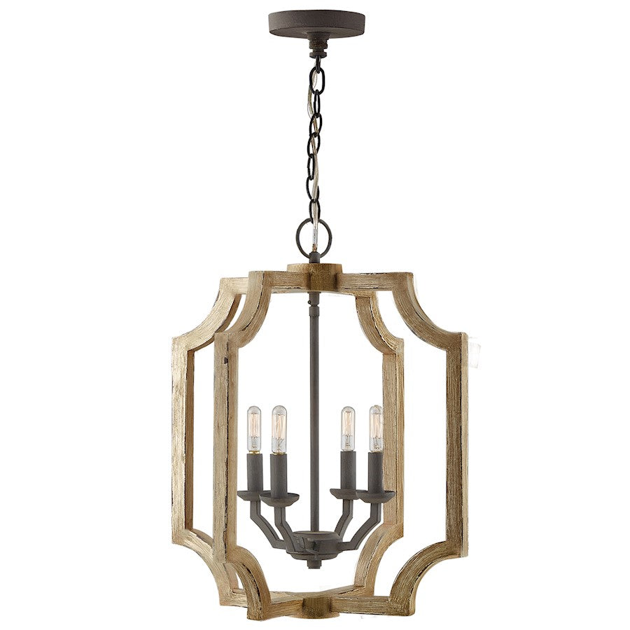 Capital Lighting 4 Light Small Foyer, Sea Salt - 530642SS