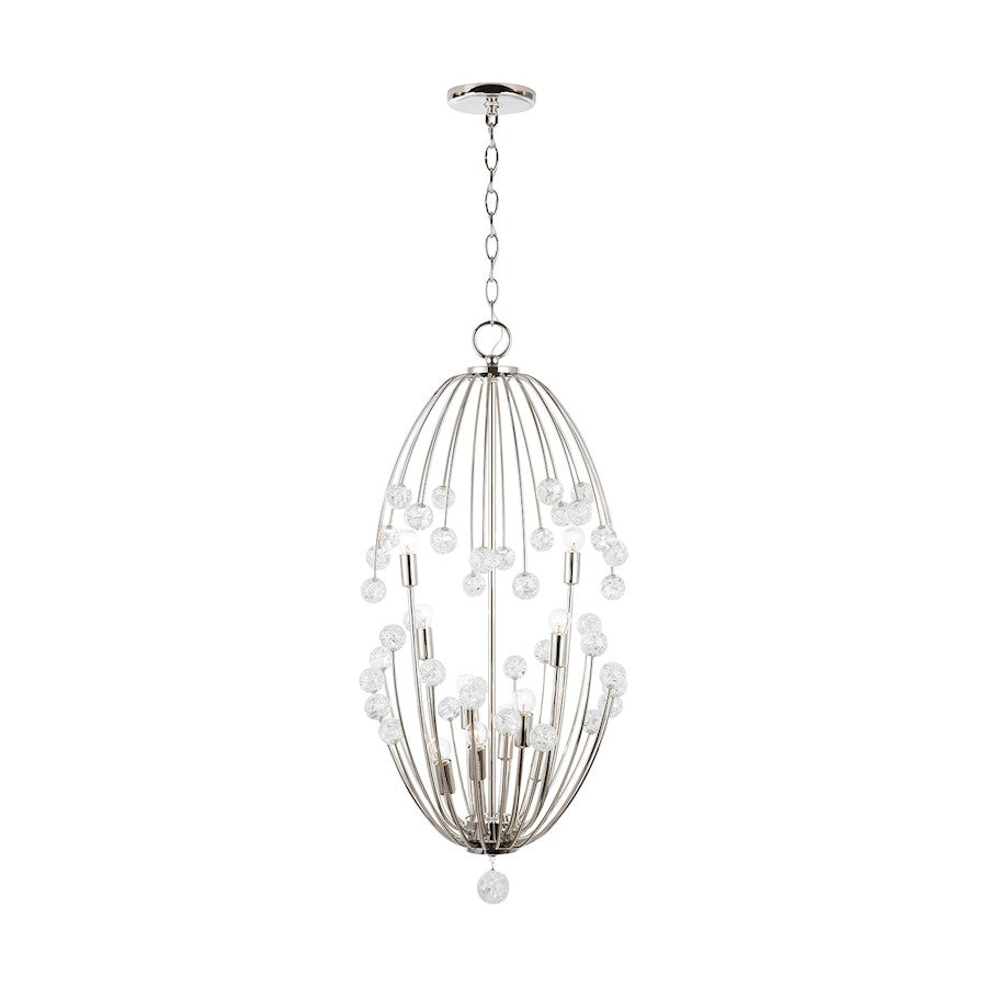 Capital Lighting Audra 10 Light Foyer, Polished Nickel