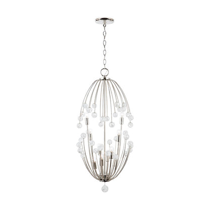 Capital Lighting Audra 10 Light Foyer, Polished Nickel