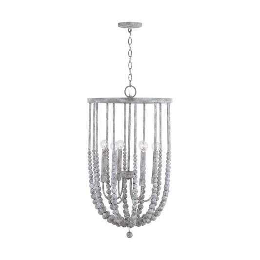 Capital Lighting 6 Light 32" Foyer, Mystic Sand