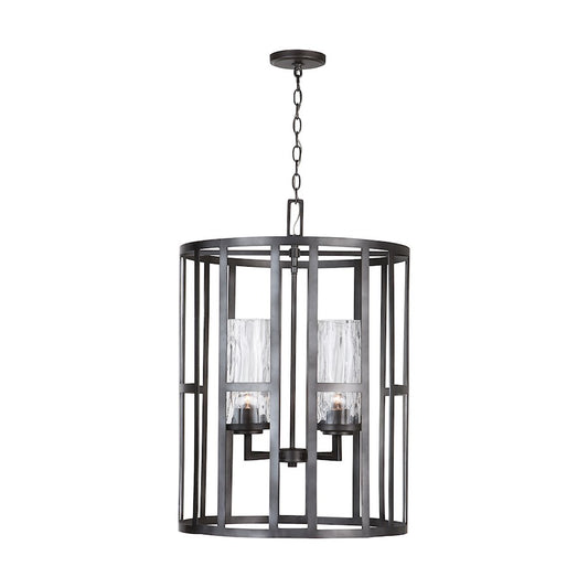 Capital Lighting Lathem 4 Light Foyer, Midnight Grey