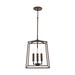 Capital Lighting Thea 4-Light Small Foyer, Oil Rubbed Bronze - 537641OR