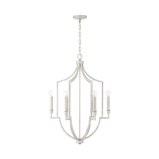 Capital Lighting Demi 6-Light Foyer, Winter White - 538561WW