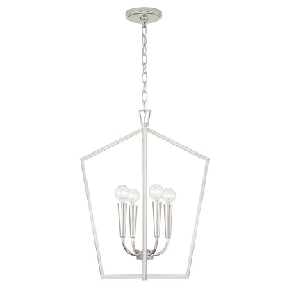 Capital Lighting Holden 4 Light Foyer, Polished Nickel - 545941PN