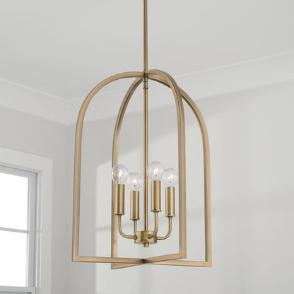 4 Light Foyer Pendant