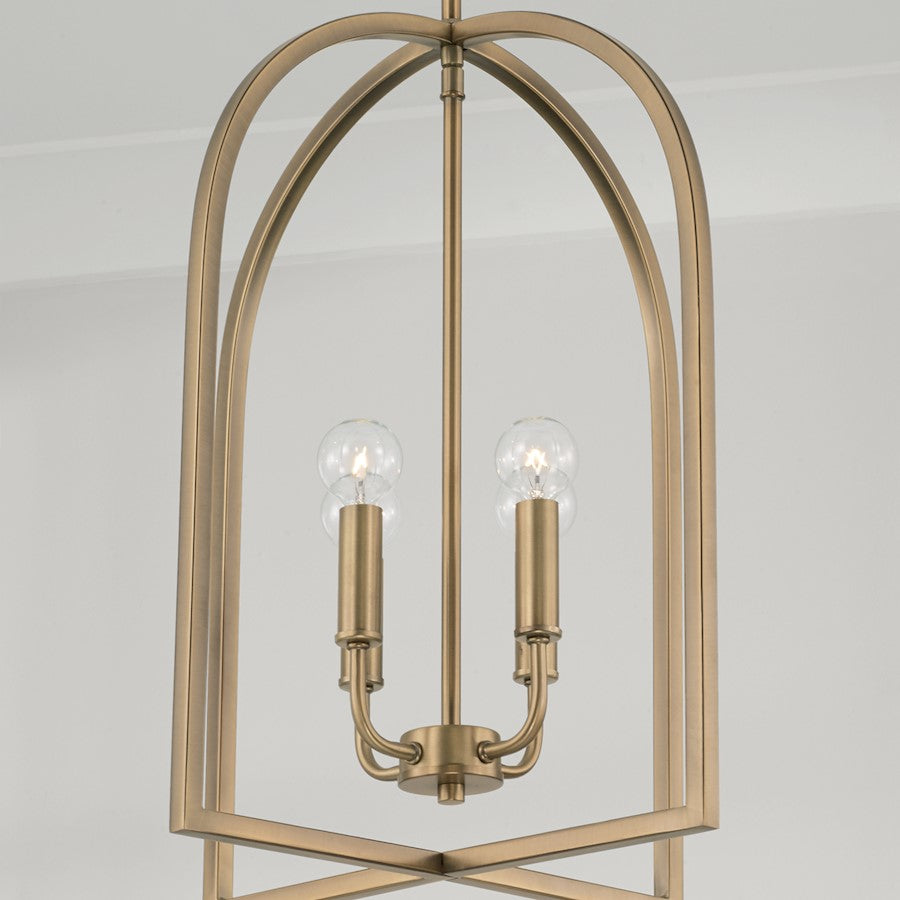 4 Light Foyer Pendant