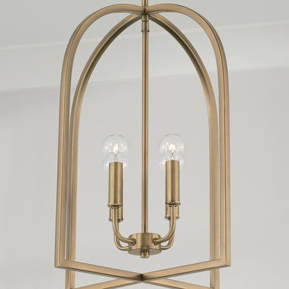 4 Light Foyer Pendant