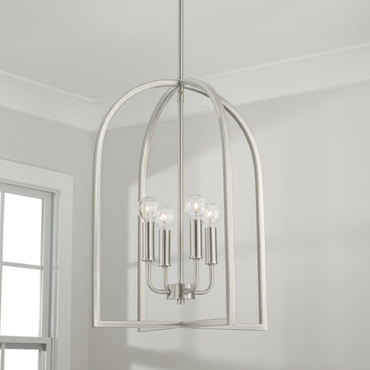 4 Light Foyer Pendant