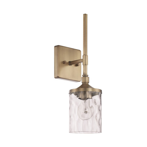 HomePlace by Capital Lighting Colton 1 Light Sconce, Aged Brass - 628811AD-451