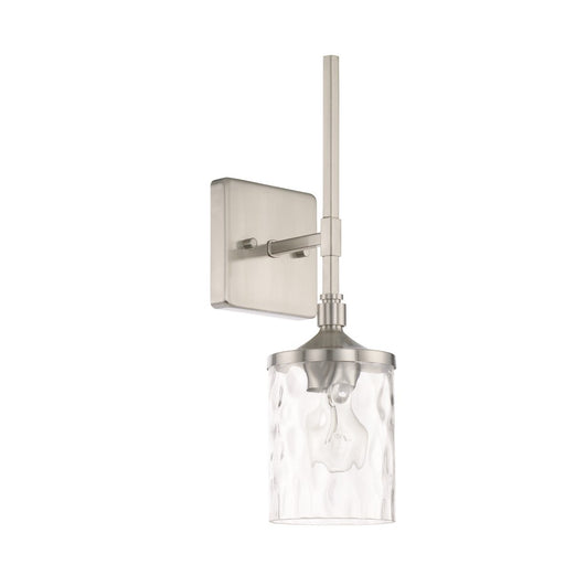 HomePlace by Capital Lighting Colton 1 Light Sconce, Nickel - 628811BN-451