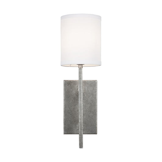 Bryce 1 Light Sconce, Antique Silver