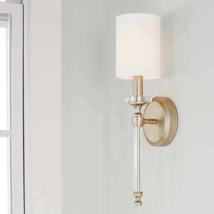 Capital Lighting Breigh 1 Light Sconce, Brushed Champagne