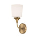 HomePlace Lighting Presley 1 Light Wall Sconce, Brass/Soft White - 648911AD-541