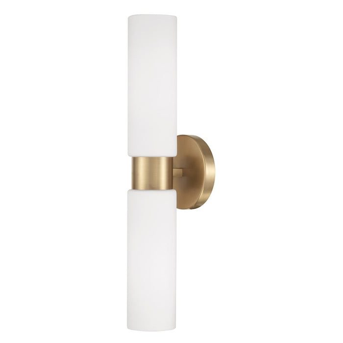 HomePlace Lighting Theo 2 Light Sconce, Brass/Soft White - 652621AD