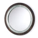 Capital Lighting Round Decorative Mirror, Espresso/Aluminum - 723201MM