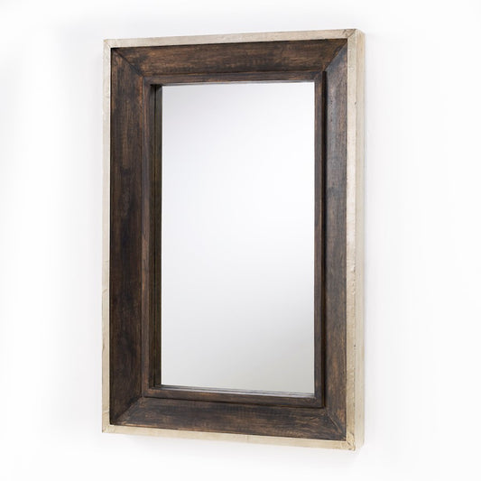 Capital Lighting Rectangular Decorative Mirror, Espresso/Aluminum - 723202MM