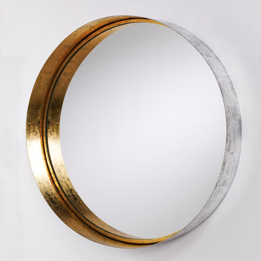 Capital Lighting Round Decorative Mirror, Silver Leaf & Gold Leaf - 723301MM
