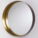 Capital Lighting Round Decorative Mirror, Brushed Bronze & Aged Brass - 723302MM