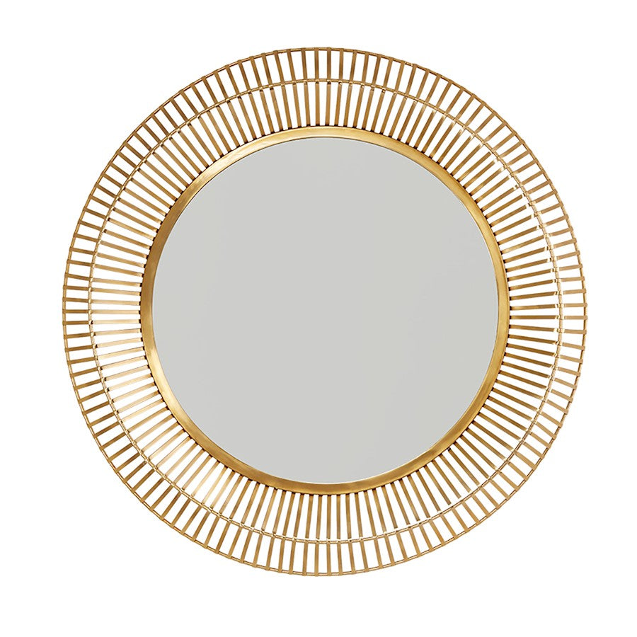 Capital Lighting Mirror Metal Frame Mirror, Matte Gold