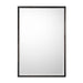 Capital Lighting Metal Framed Mirror, Matte Black - 736104MM
