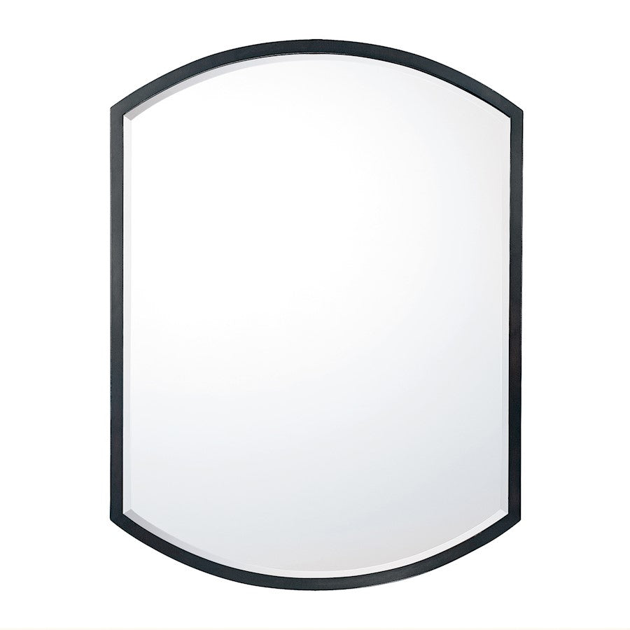 Capital Lighting Metal Framed 32" Mirror, Matte Black - 736105MM