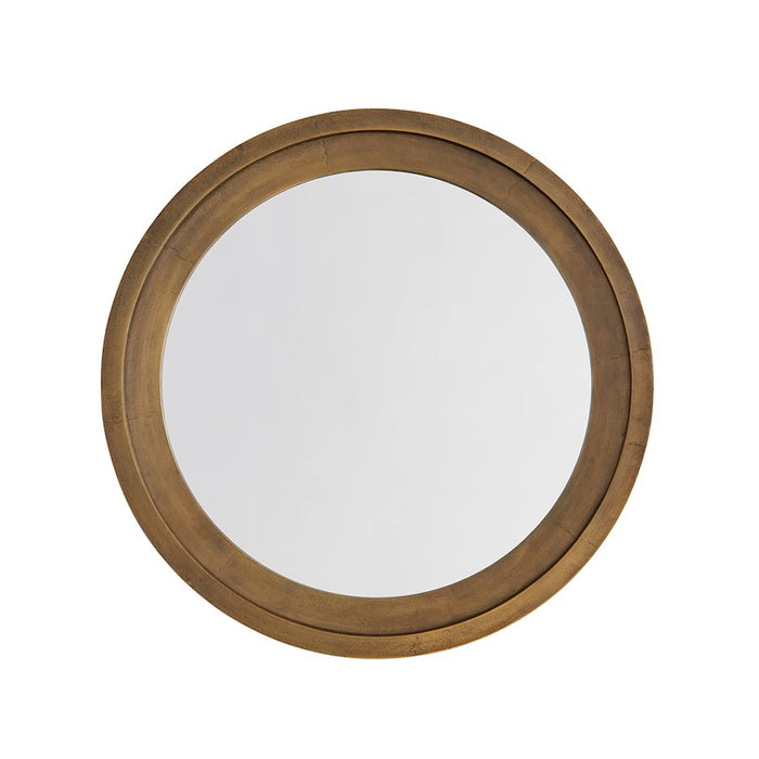 Capital Lighting Round Decorative Mirror, Oxidized Brass - 740704MM