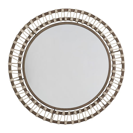 Capital Lighting Round Decorative Mirror, Grey Wash/Grey Iron - 740707MM