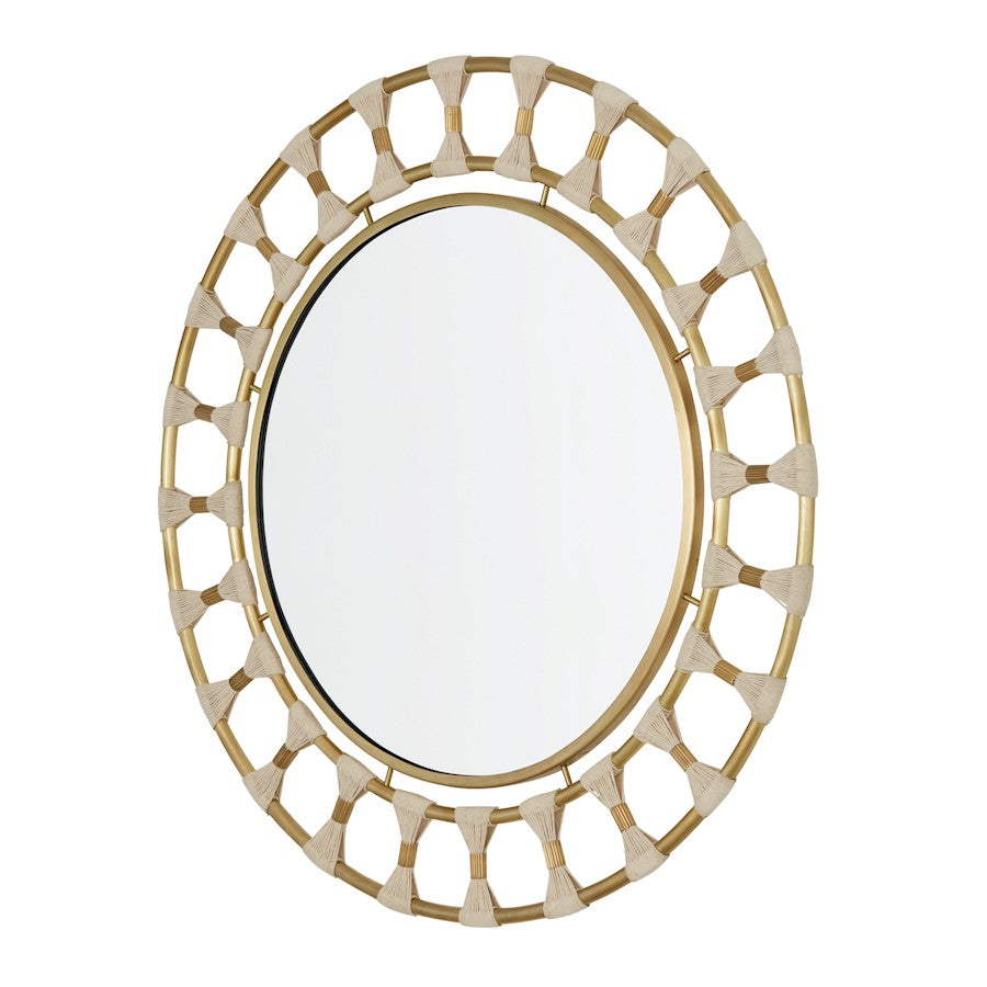 Capital Lighting Decorative Mirror, Patinaed Brass