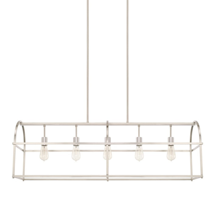 HomePlace by Capital Lighting 5 Light Island, Brushed Nickel - 825751BN