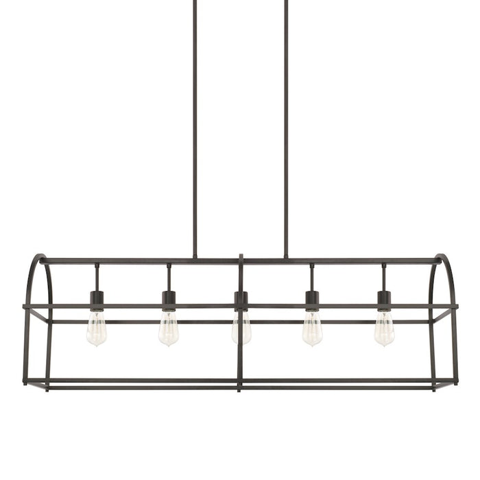 HomePlace by Capital Lighting 5 Light Island, Matte Black - 825751MB