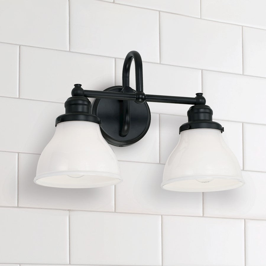 Bathroom Vanity Light in Matte Black