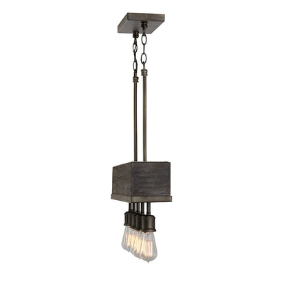 Capital Lighting Ashton 5 Light Island, Carbon Grey/Iron Silk