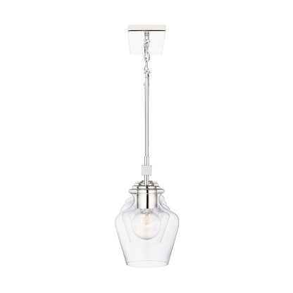 Capital Lighting Danes 4 Light Island, Chrome/Clear Glass