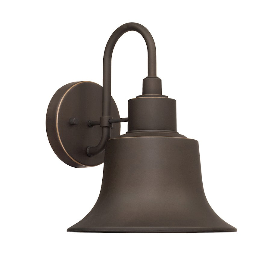 Capital Lighting Brock 1 Light Small Outdoor Wall Mount, Oiled Bronze - 926311OZ