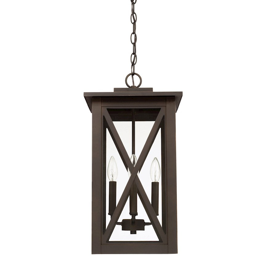 Capital Lighting Avondale 4 Light Outdoor Hanging, Oiled Bronze - 926642OZ