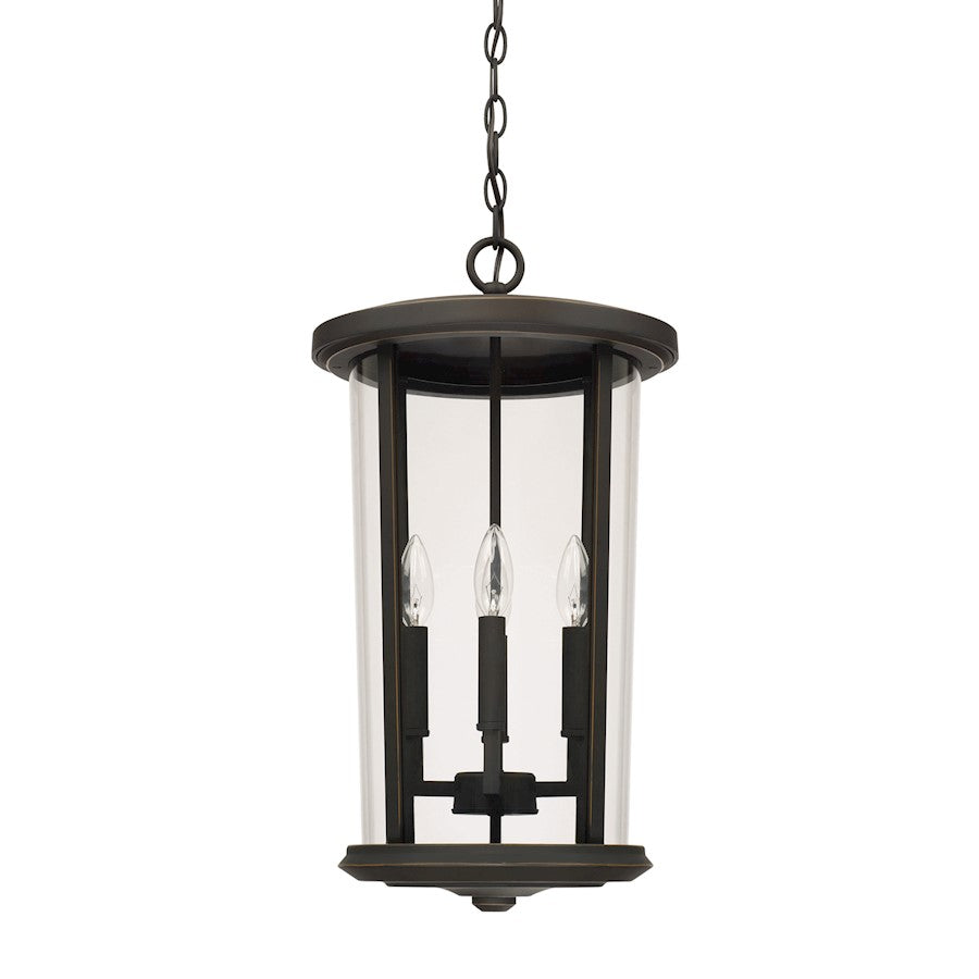 Capital Lighting Howell 4 Light Outdoor Hanging, Oiled Bronze - 926742OZ