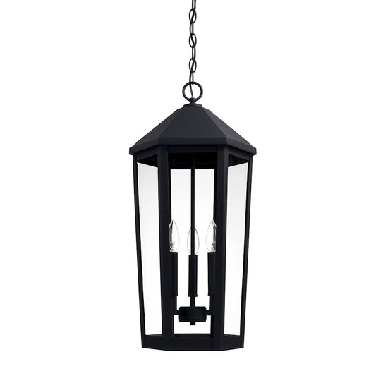 Capital Lighting Ellsworth 3 Light Outdoor Hanging, Black - 926933BK