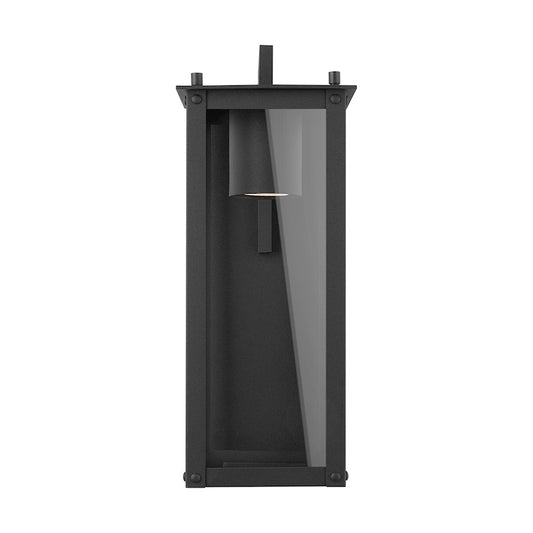 Capital Lighting Hunt 1 Light Outdoor Wall Lantern, Black