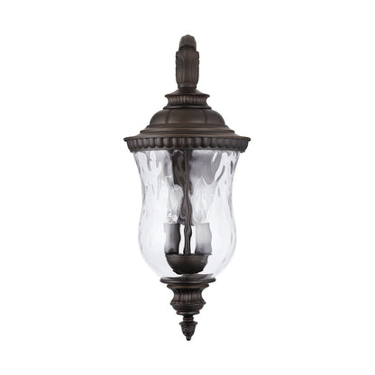 Capital Lighting Ashford 2 Light Outdoor Wall-Lantern, Bronze/Clear - 939822OZ