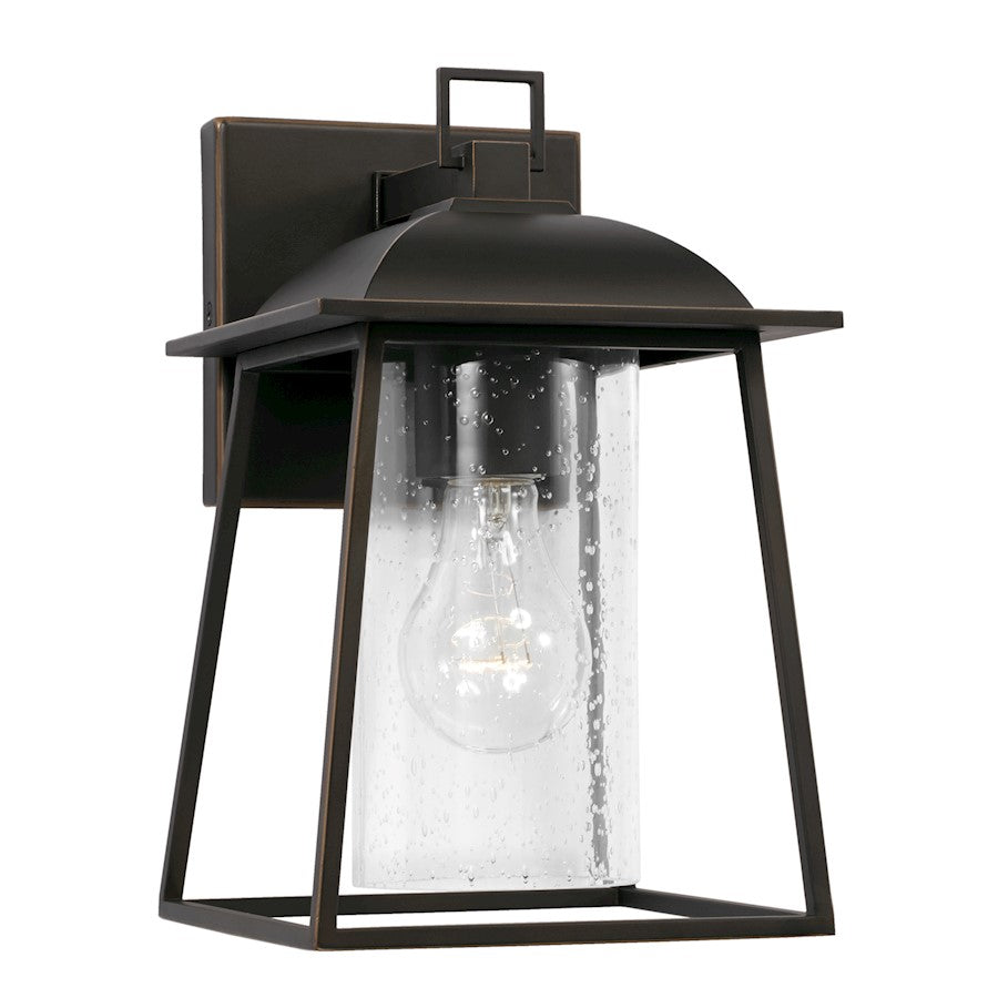 Capital Lighting Durham 1 Light 6" Outdoor Wall Lantern, Bronze/Clear - 943611OZ