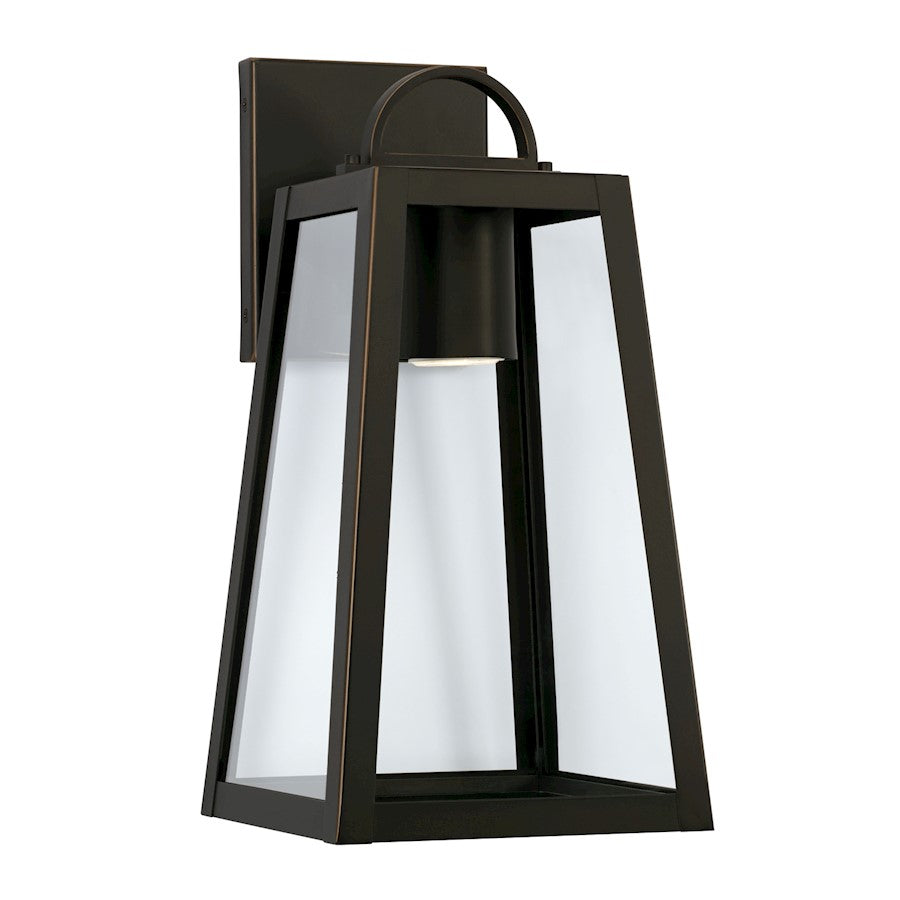 Capital Lighting Leighton 1 Light 7W Outdoor Wall Lantern, Bronze - 943711OZ-GL