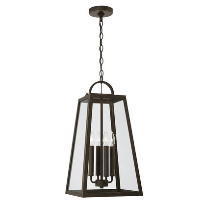 Capital Lighting Leighton 4 Light Outdoor Hanging Lantern, Bronze - 943744OZ