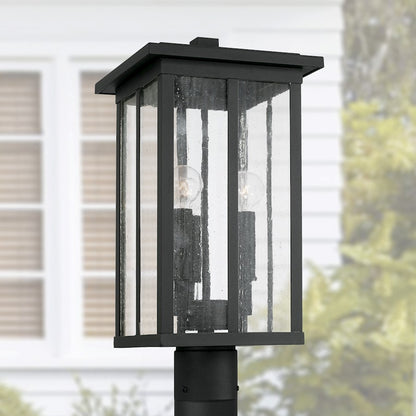 Capital Lighting Barrett 3 Light Post Lantern, Antiqued