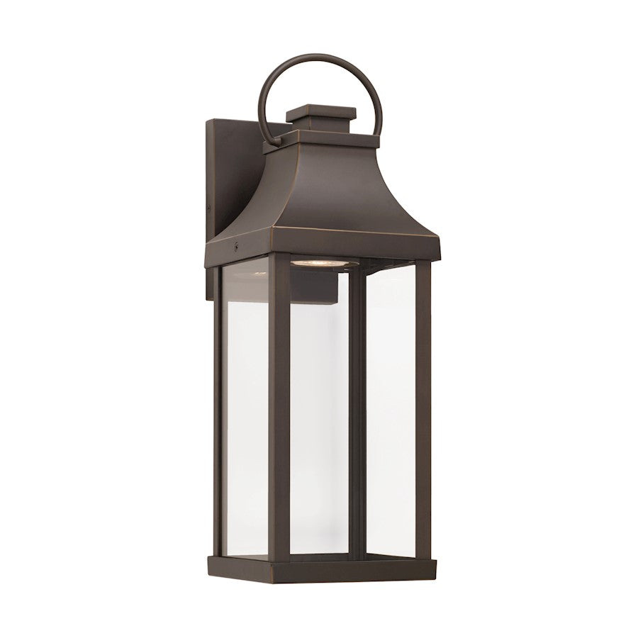 Capital Lighting Bradford 6" Outdoor Wall Lantern, Twist Lock, BZ - 946411OZ-GL