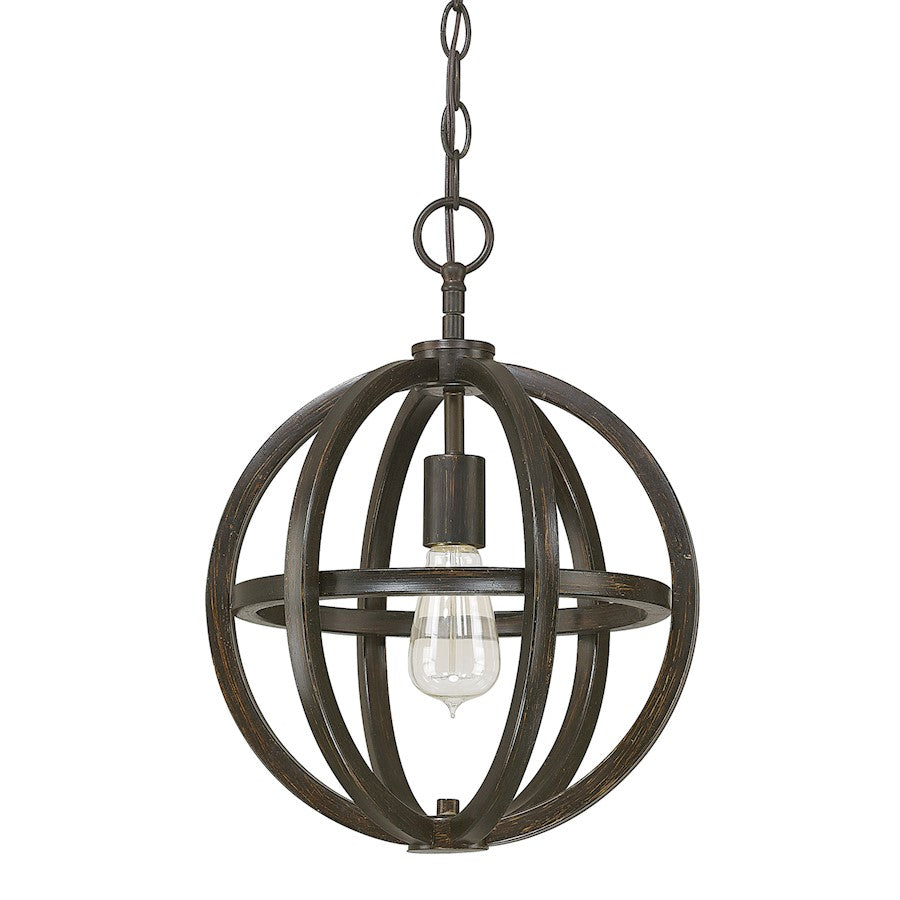 Austin Allen & Co. Cole 1-Light Pendant, Brushed Espresso - 9A129A