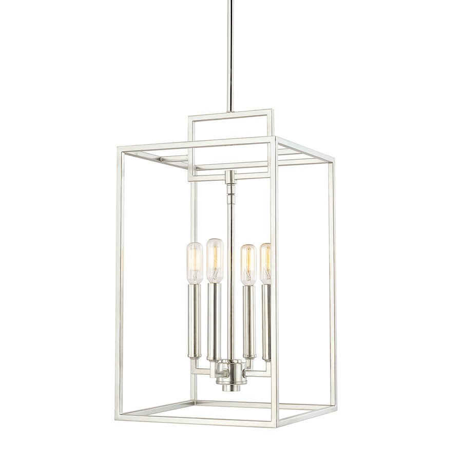 Austin Allen & Co. 4-Light 11" Pendant, Polished Nickel - 9B215A